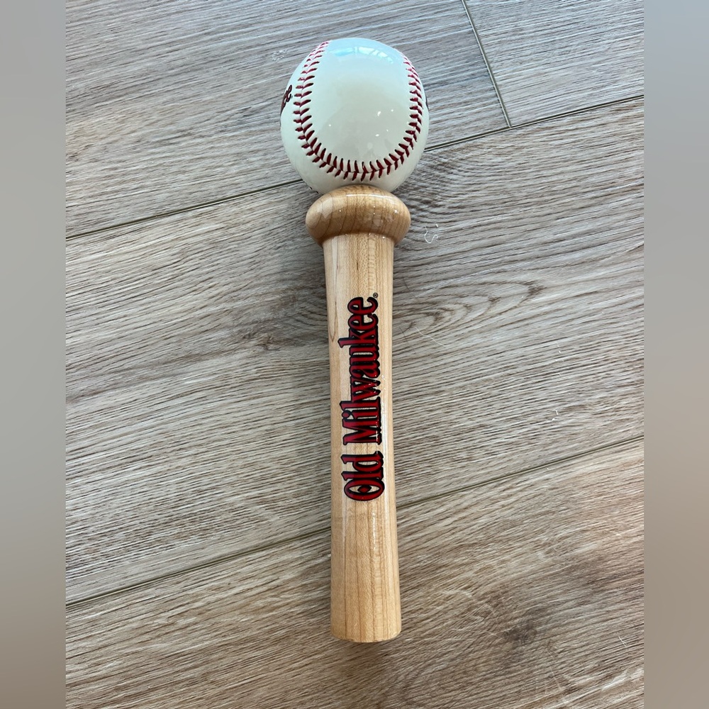 Old Milwaukee Baseball Bat and Ball Beer Tap